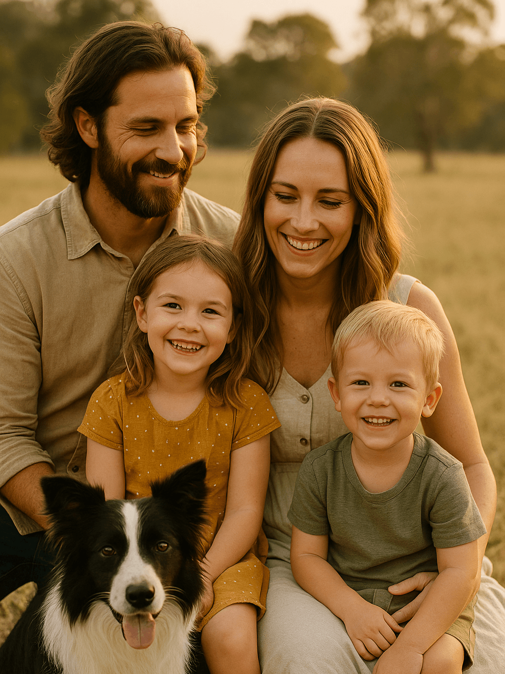 At home with our dogs